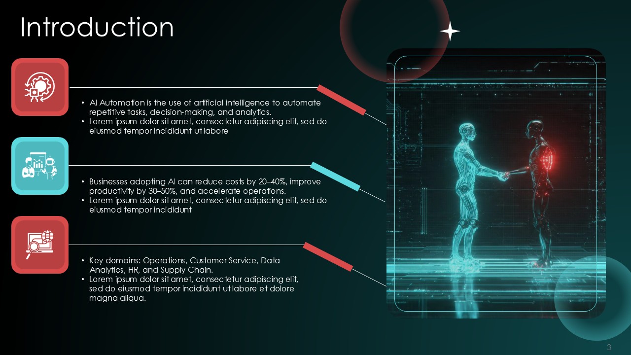 AI Automation Revolution PPT Presentation Template