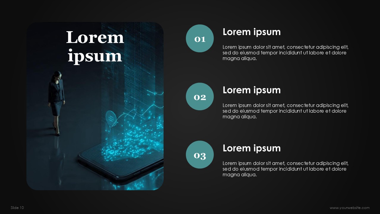 Business Abstract Free PowerPoint Presentation