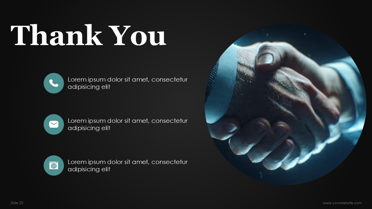 Business Abstract Free PowerPoint Presentation