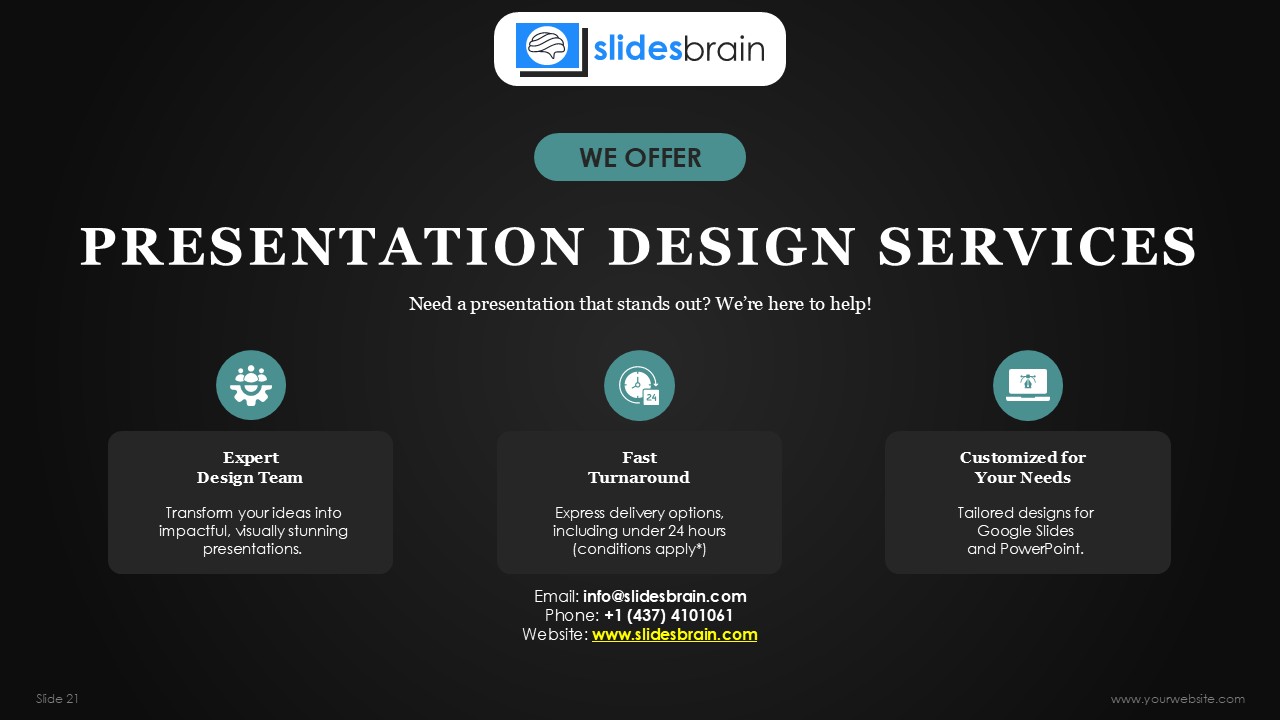 Business Abstract Free PowerPoint Presentation