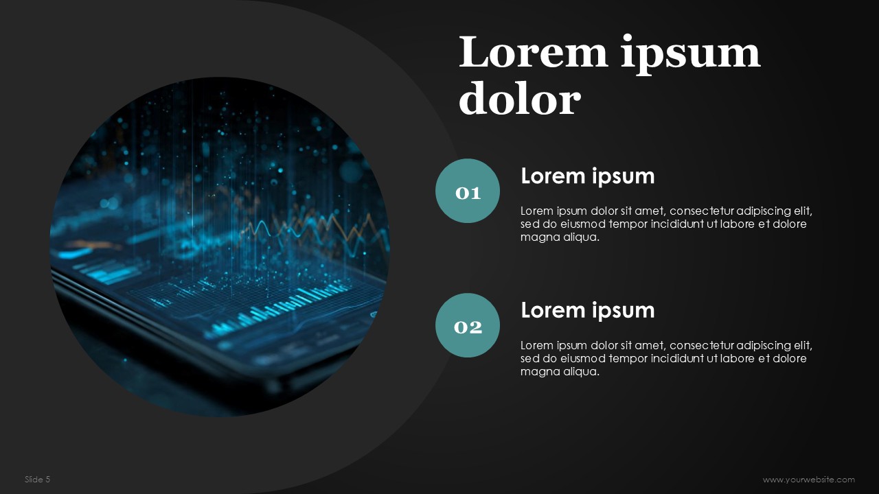 Business Abstract Free PowerPoint Presentation