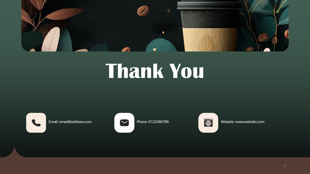 Coffee Business Plan Free PowerPoint Presentation