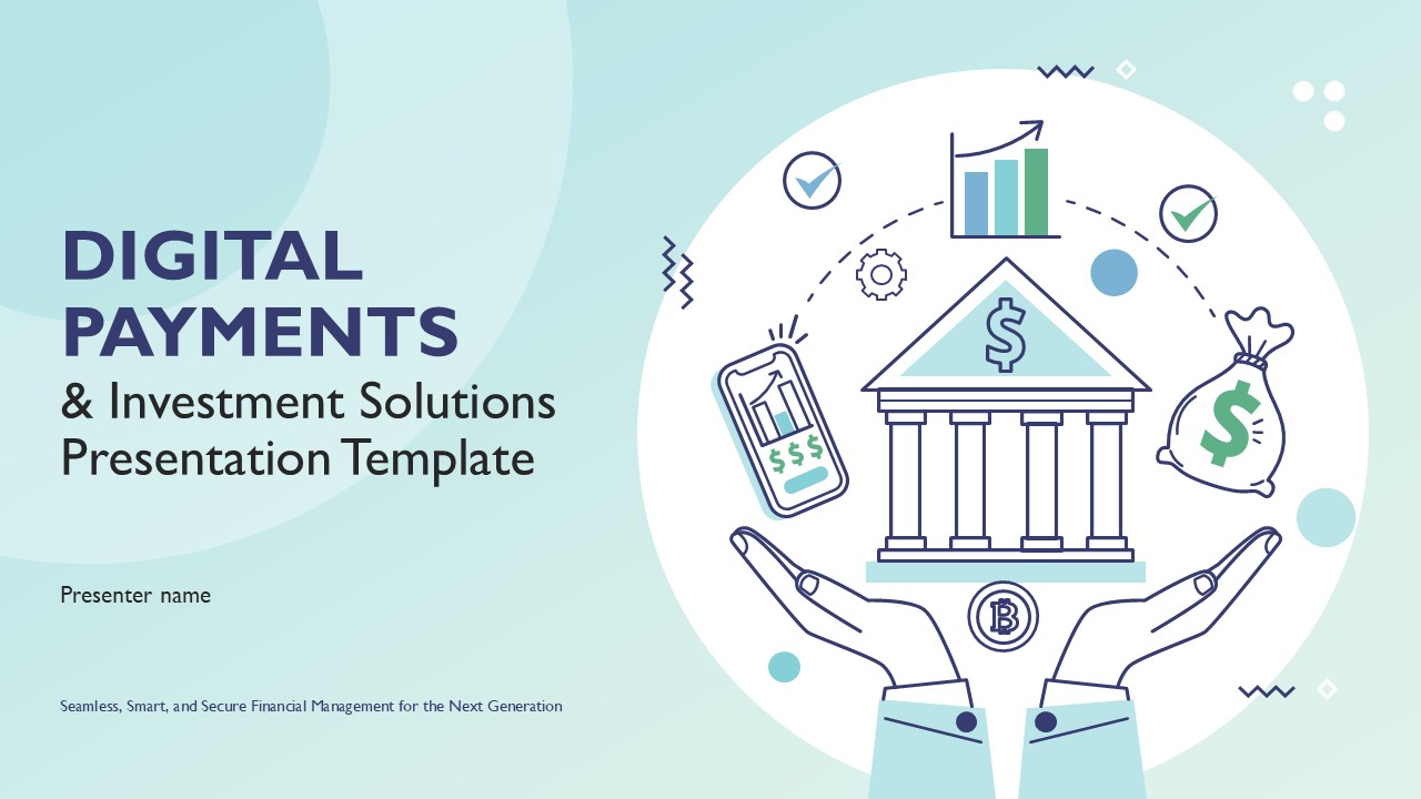 Digital Payments and Investment Solutions Presentation Template