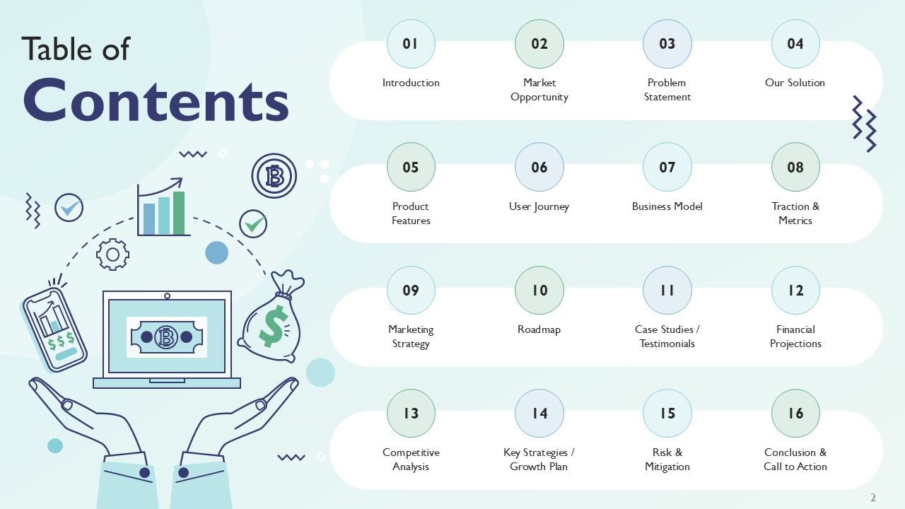 Digital Payments and Investment Solutions Presentation Template