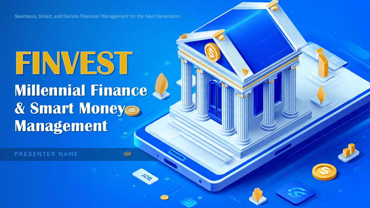 Finvest Millennial Finance and Smart Money Management PPT Presentation Template