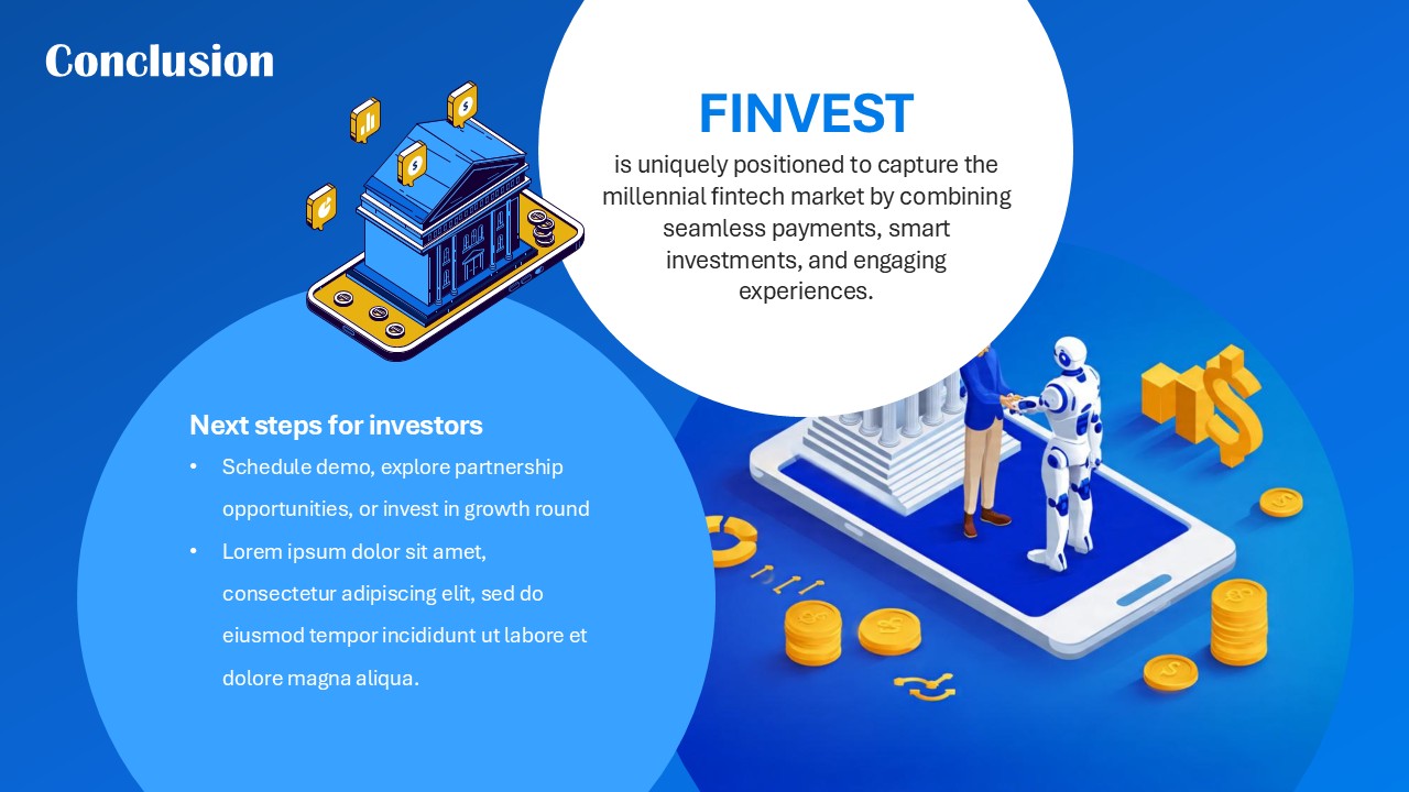 Finvest Millennial Finance and Smart Money Management PPT Presentation Template