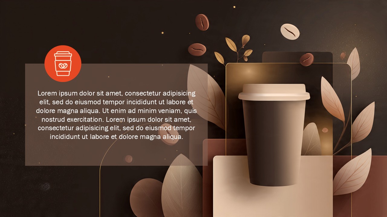Free Coffee Business Template PowerPoint Presentation