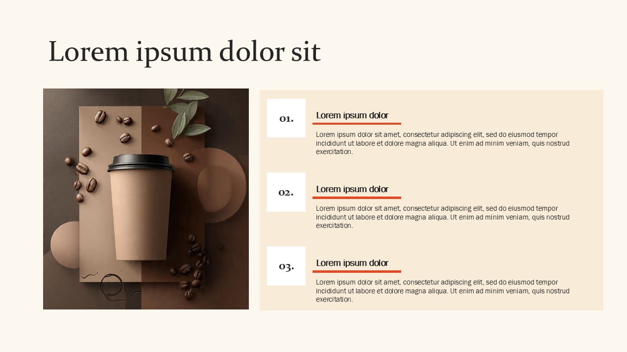 Free Coffee Business Template PowerPoint Presentation