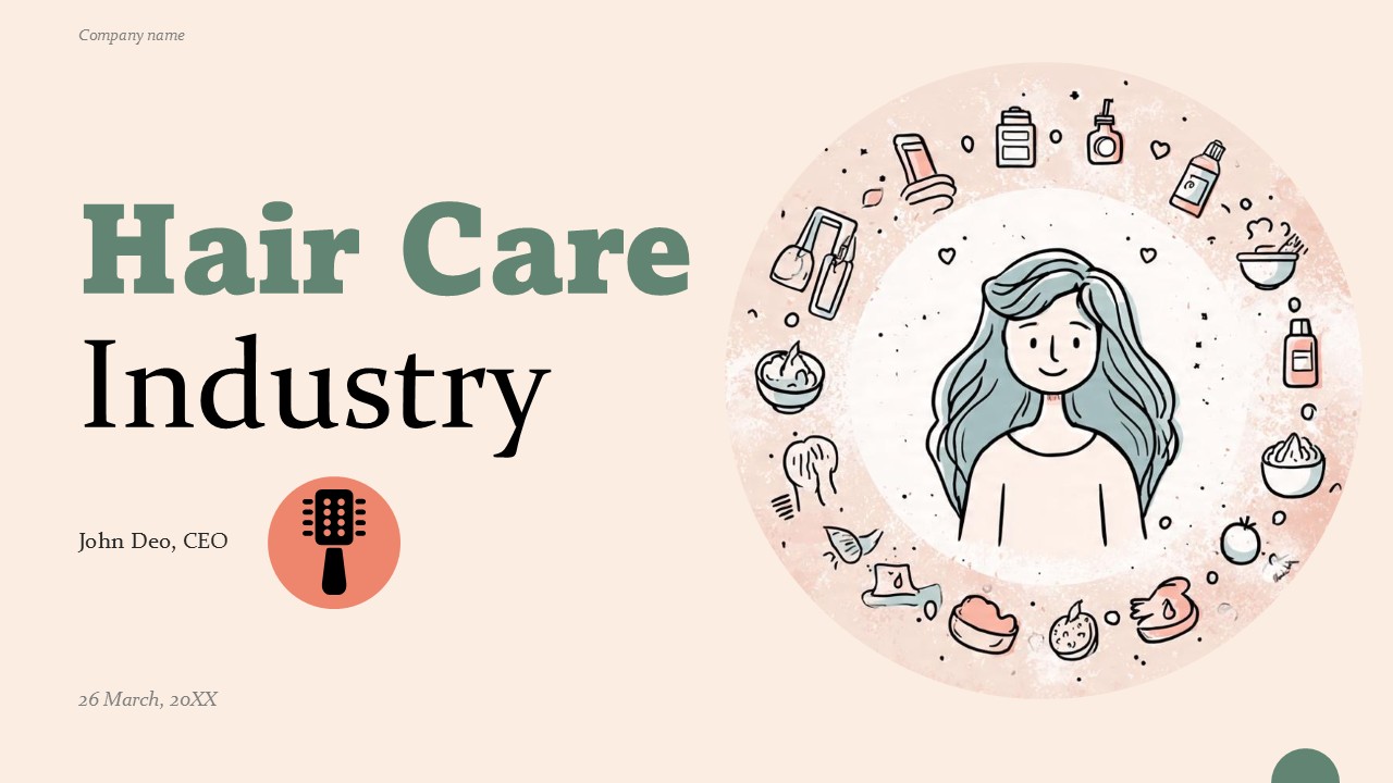 Free Hair Care Industry PowerPoint Presentation