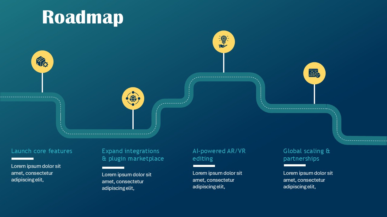 Interactive Multimedia Software Business Deck PPT Presentation Template