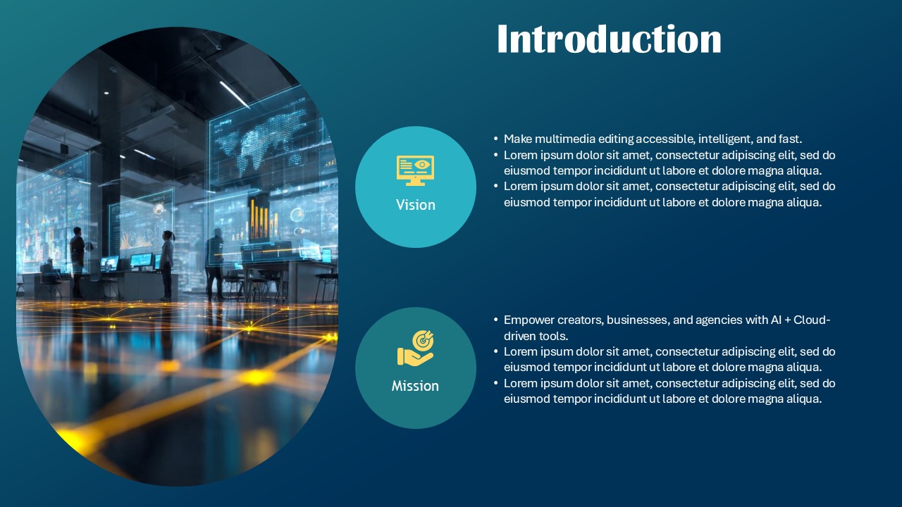 Interactive Multimedia Software Business Deck PPT Presentation Template