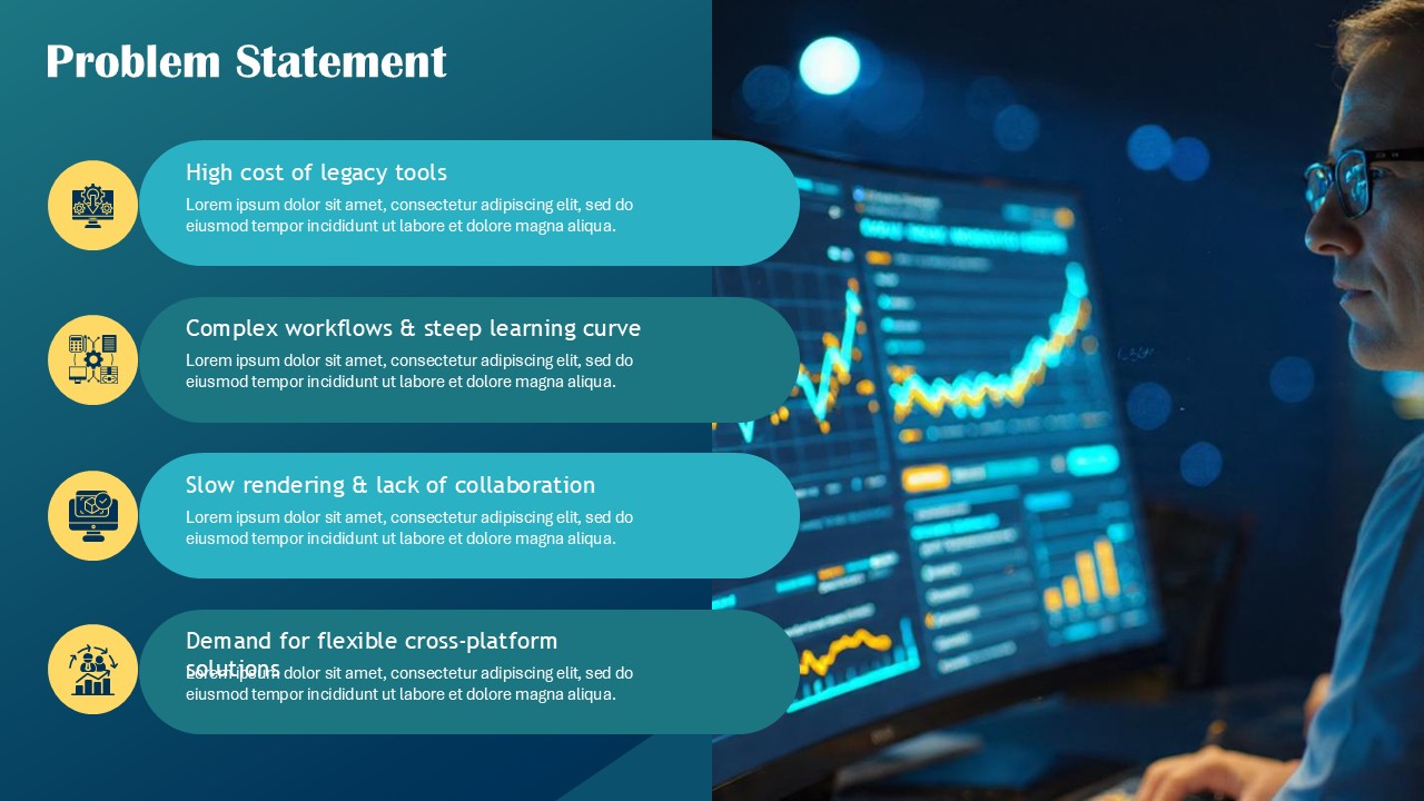 Interactive Multimedia Software Business Deck PPT Presentation Template