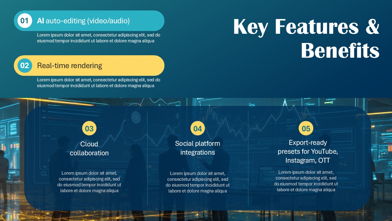 Interactive Multimedia Software Business Deck PPT Presentation Template