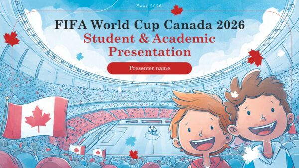 Free FIFA World Cup Canada 2026 Student and Academic PowerPoint Presentation