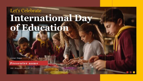 Free International Day of Education PowerPoint Presentation