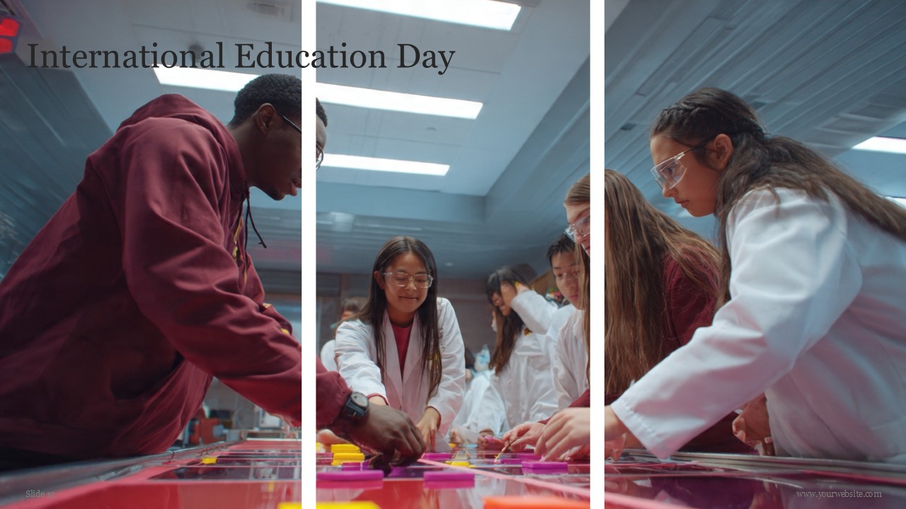 Free International Day of Education PowerPoint Presentation