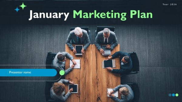 Free January Marketing Plan PowerPoint Presentation