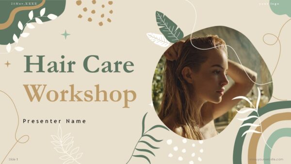 Hair Care Workshop PPT Presentation Template