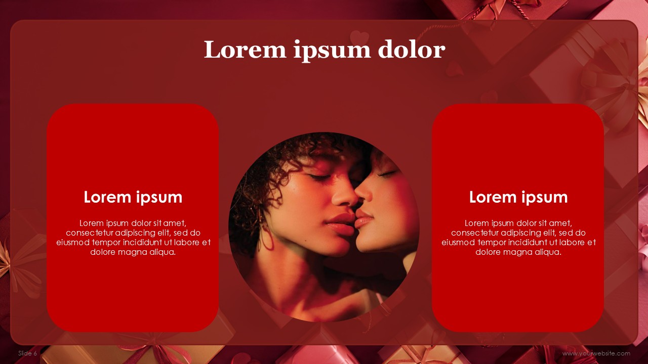 You are my Valentine Free PPT PowerPoint Presentation