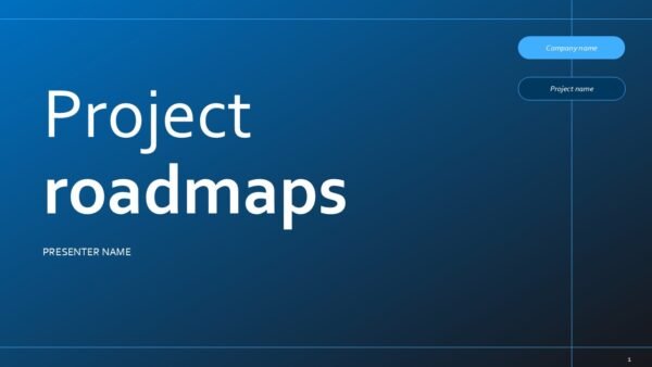 Project Roadmaps PPT Presentation Template