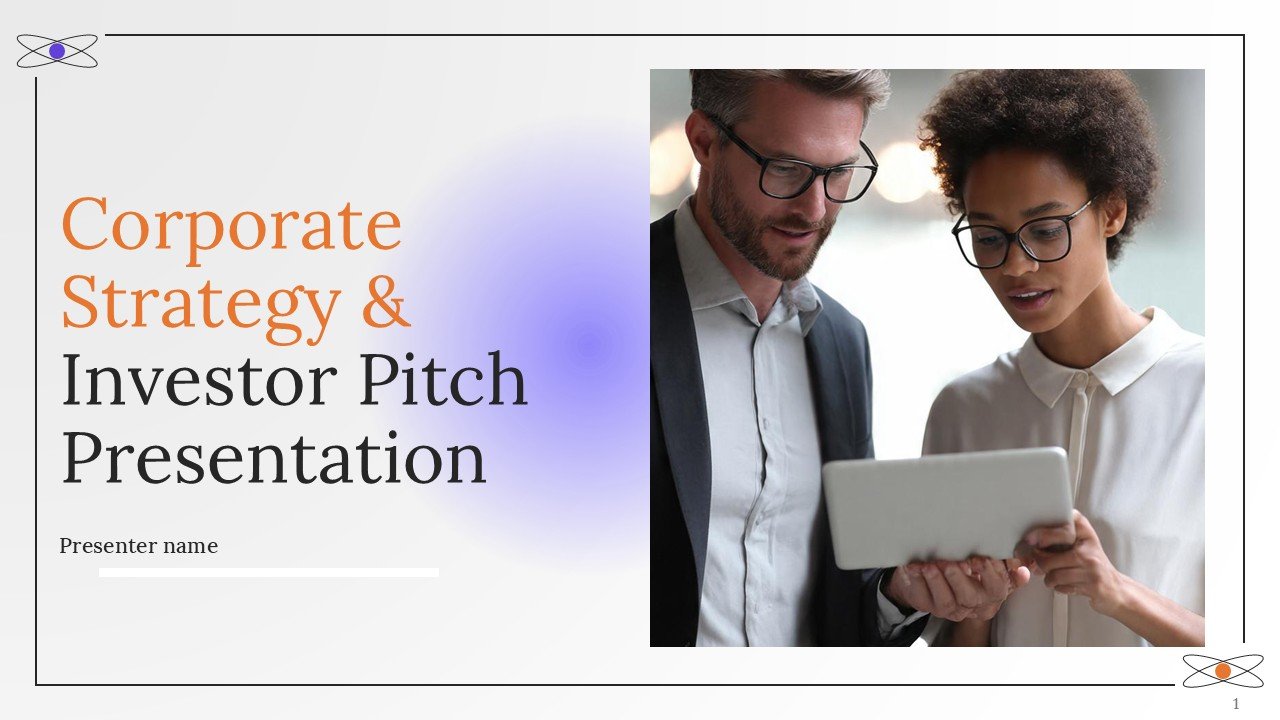 Corporate Strategy Investor Pitch PPT Presentation Template