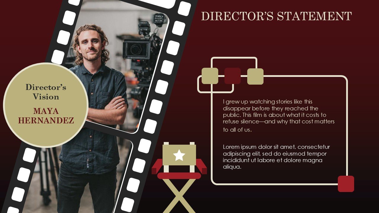 Feature Documentary Pitch Deck PPT Presentation Template