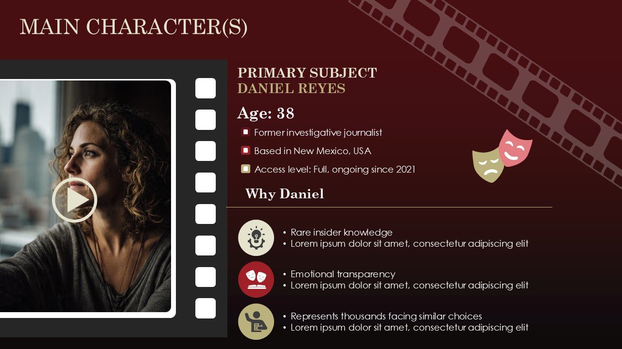 Feature Documentary Pitch Deck PPT Presentation Template