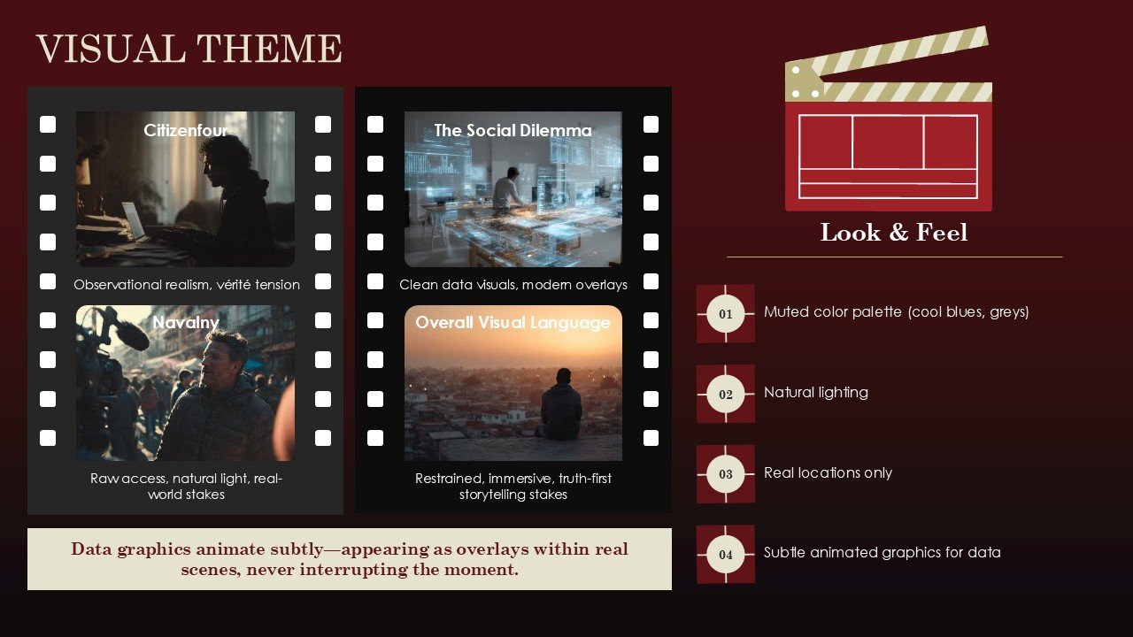 Feature Documentary Pitch Deck PPT Presentation Template