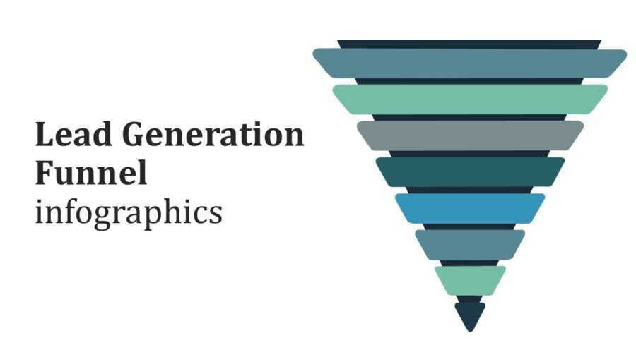 Lead Generation Funnel Infographics PPT for Marketing Teams