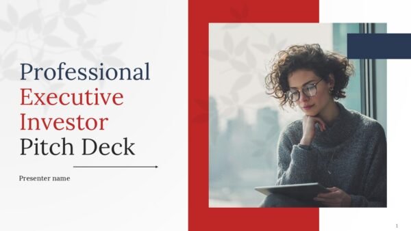 Professional Executive Investor Pitch Deck PPT Presentation Template