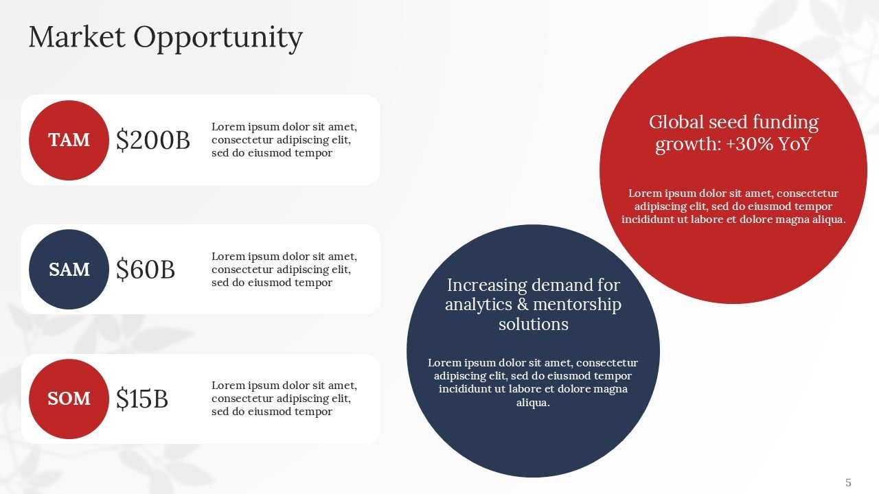 Professional Executive Investor Pitch Deck PPT Presentation Template