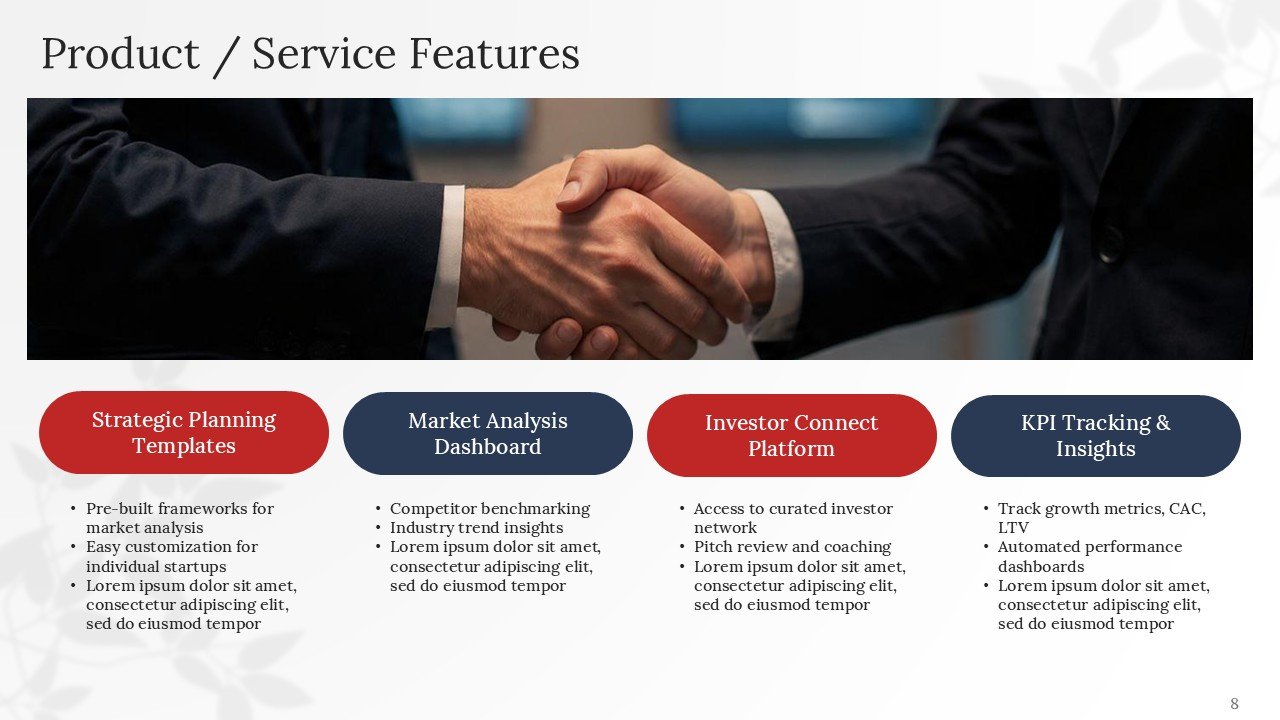 Professional Executive Investor Pitch Deck PPT Presentation Template