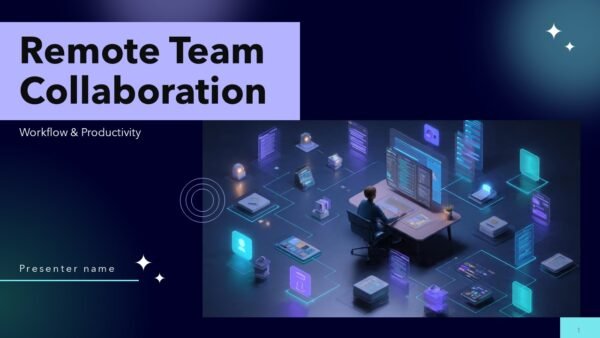 Remote Team Collaboration PPT Presentation Template