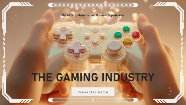 The Gaming Industry PPT Presentation Template