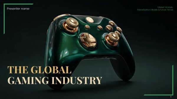 The Global Gaming Industry PPT Presentation Template