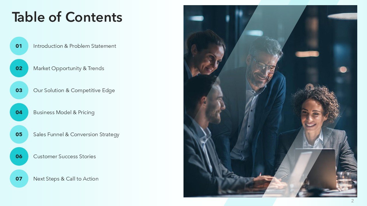 Winning Sales Pitch Deck Template PPT Presentation