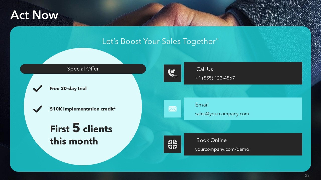 Winning Sales Pitch Deck Template PPT Presentation