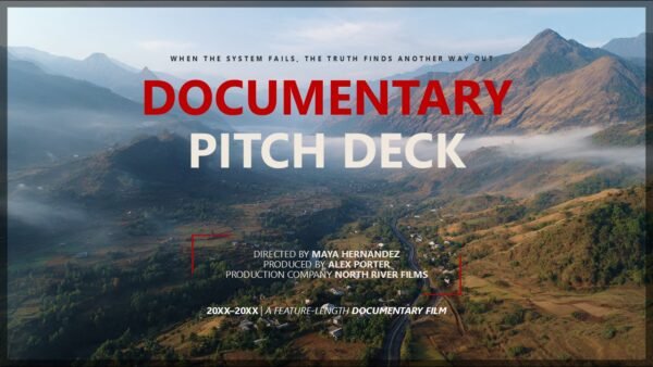 Modern Documentary Pitch Deck PPT Template