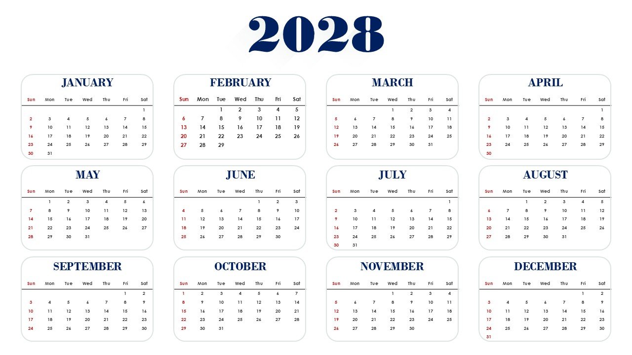 2028 Agenda 365 Day Daily Planner Management PowerPoint Infographics