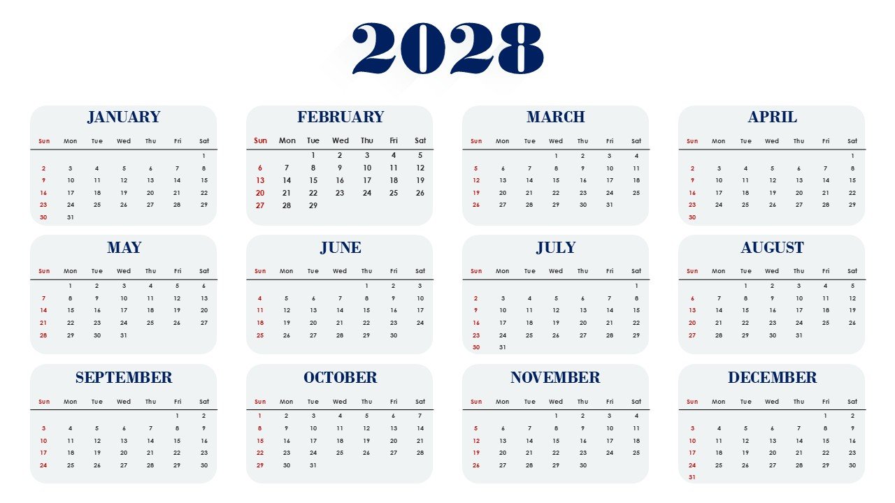 2028 Agenda 365 Day Daily Planner Management PowerPoint Infographics