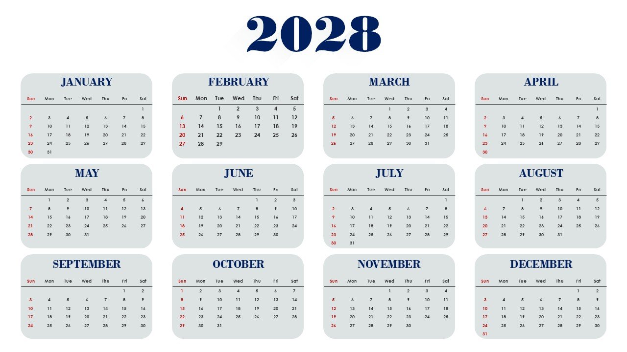 2028 Agenda 365 Day Daily Planner Management PowerPoint Infographics