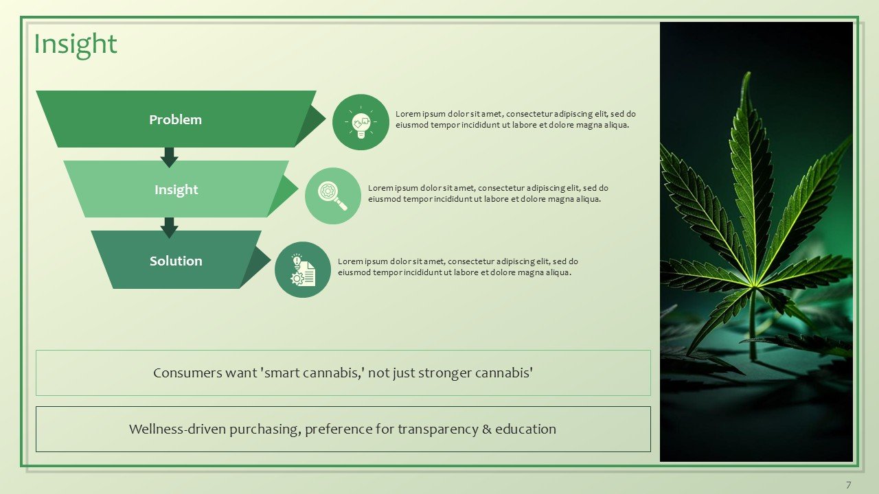 Cannabis and CBD Brands Investor Pitch Deck PPT Template