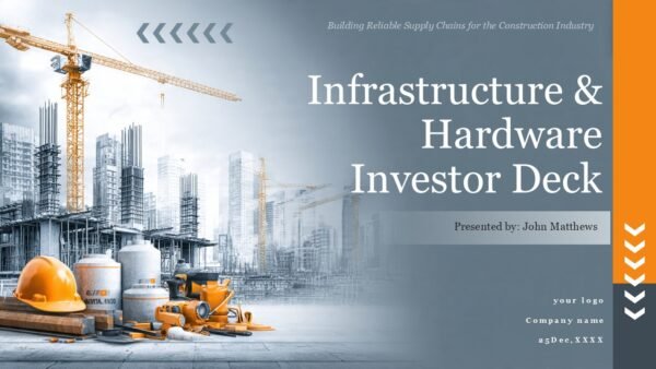 Infrastructure and Hardware Investor Pitch Deck PPT Template