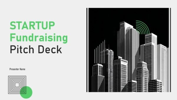 Startup Fundraising Pitch Deck Presentation PPT Template
