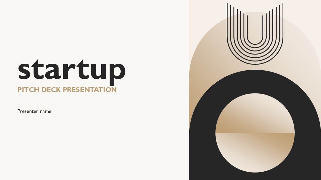 Startup Pitch Deck Presentation PPT Template