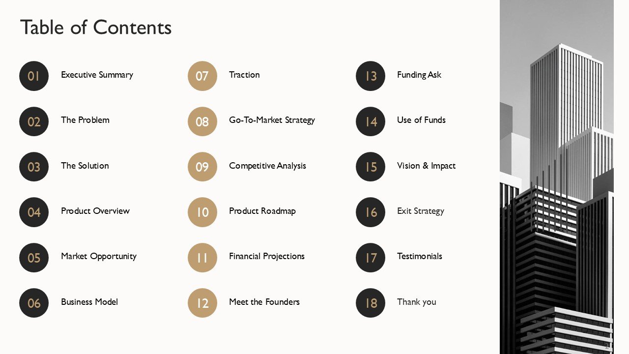 Startup Pitch Deck Presentation PPT Template