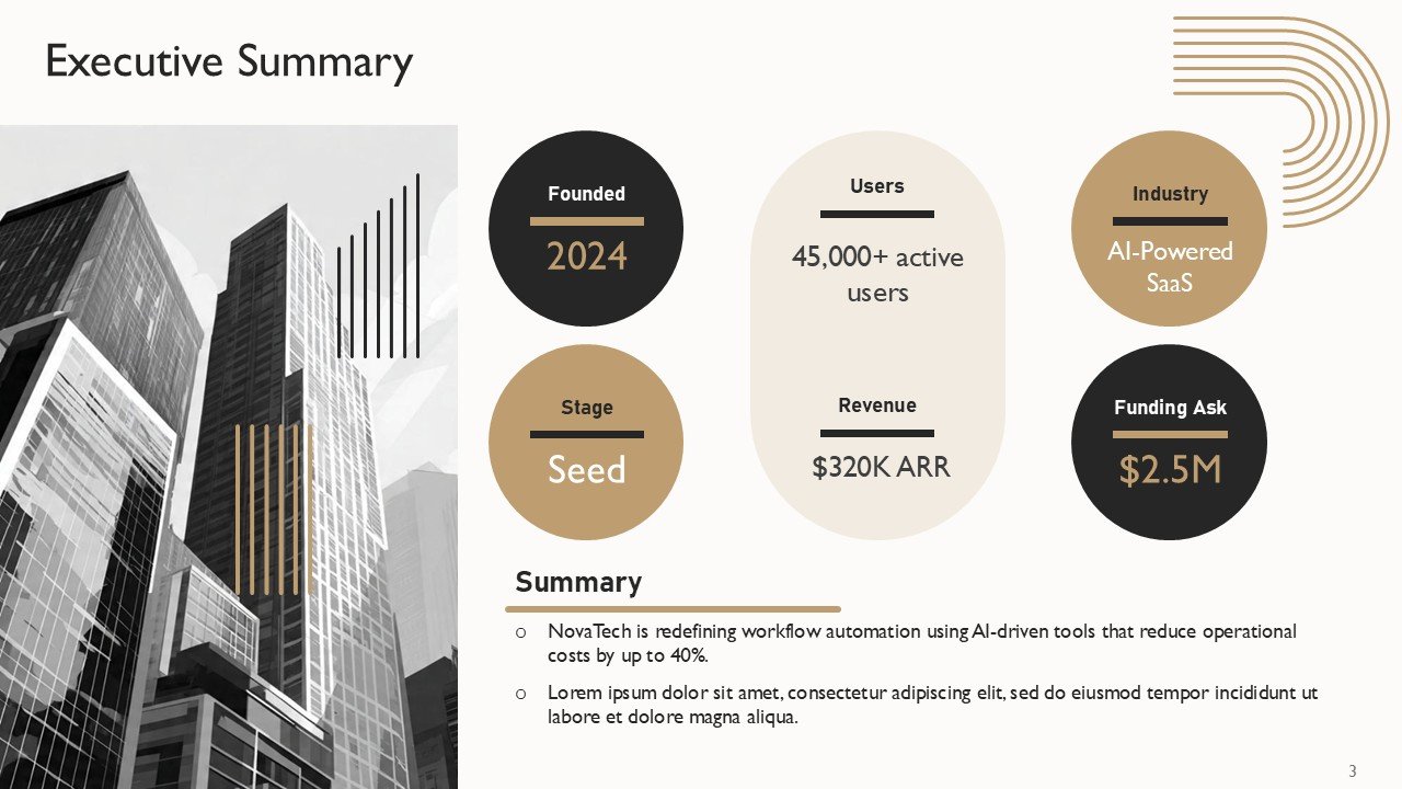 Startup Pitch Deck Presentation PPT Template