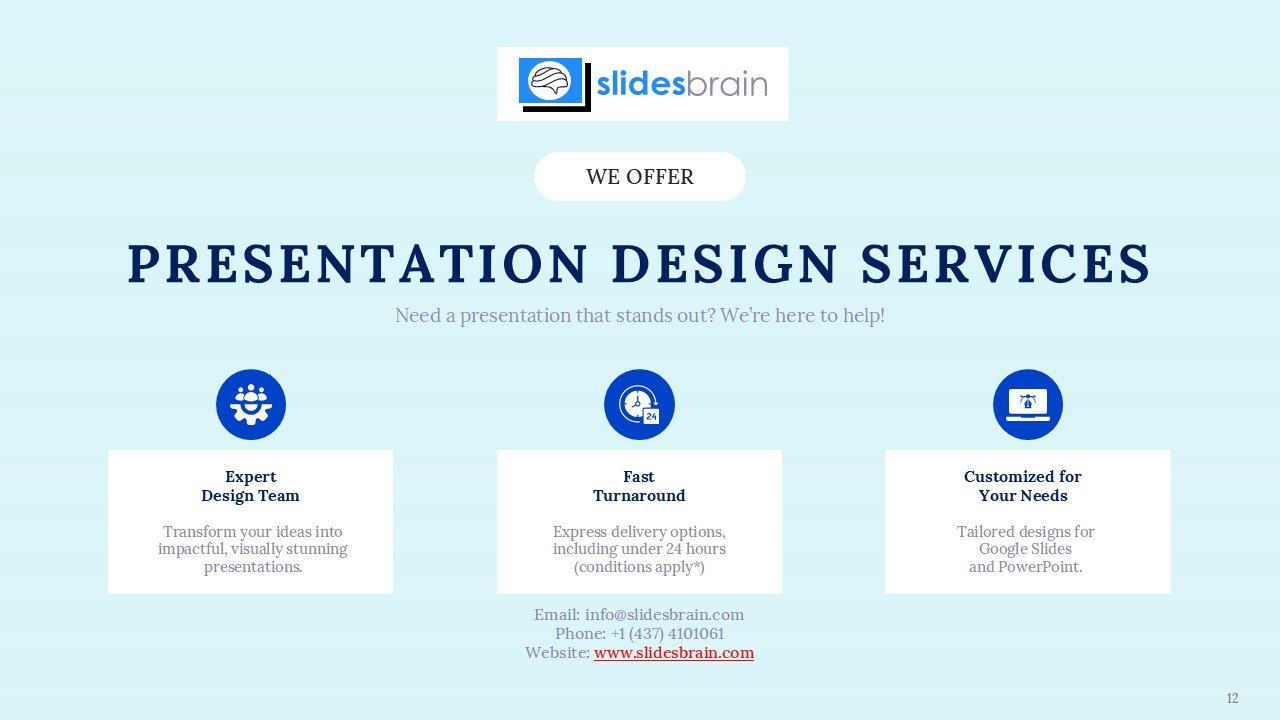 Corporate Quote Presentation Template and Google Slides