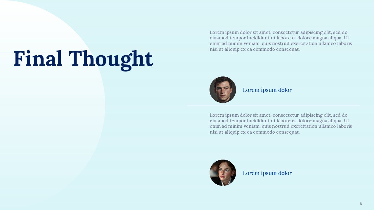 Corporate Quote Presentation Template and Google Slides