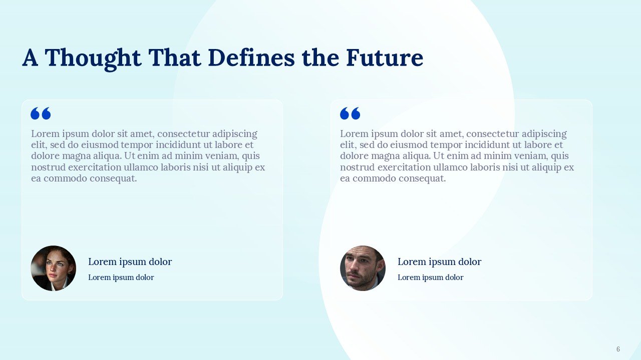 Corporate Quote Presentation Template and Google Slides